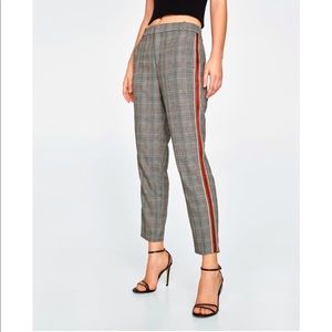 zara trousers stripe